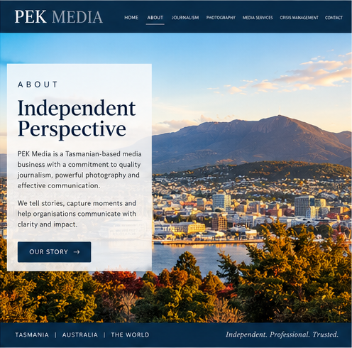 PEK Media About page