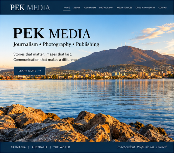 PEK Media Home page