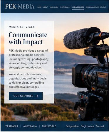 PEK Media Media Services page